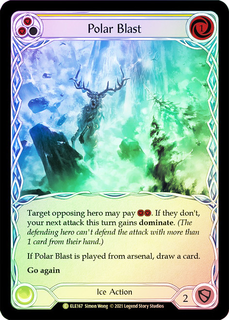 Polar Blast (Yellow) Rainbow Foil English