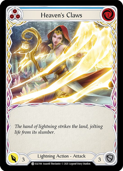 Heaven's Claws (Blue) Non-foil English
