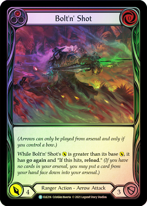 Bolt'n Shot (Red) Rainbow Foil English