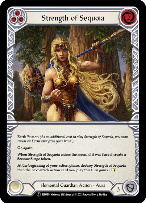 Strength of Sequoia (Blue) Non-foil English