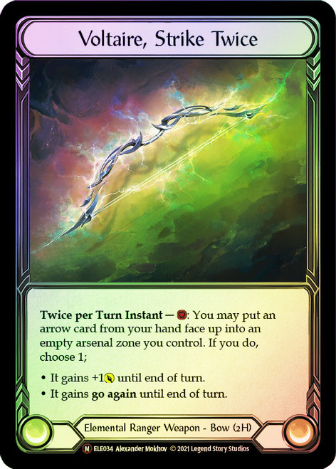 Voltaire, Strike Twice Rainbow Foil English