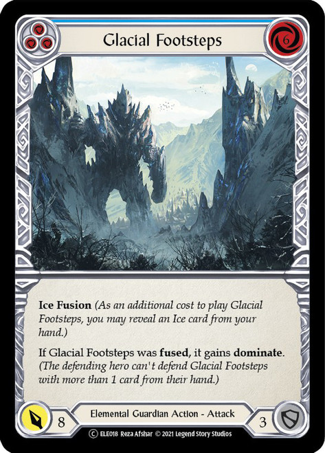 Glacial Footsteps (Blue) Non-foil English