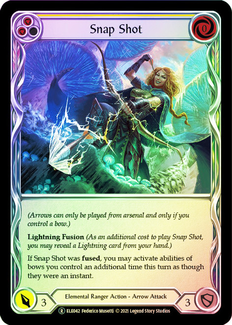 Snap Shot (Yellow) Rainbow Foil English