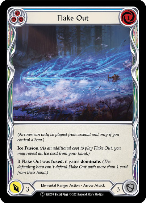 Flake Out (Blue) Non-foil English