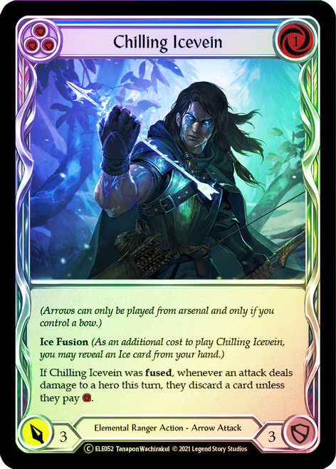 Chilling Icevein (Blue) Rainbow Foil English