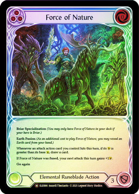 Force of Nature Rainbow Foil English