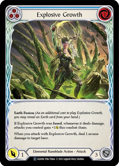 Explosive Growth (Blue) Non-foil English