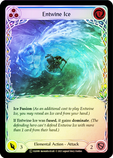 Entwine Ice (Blue) Rainbow Foil English