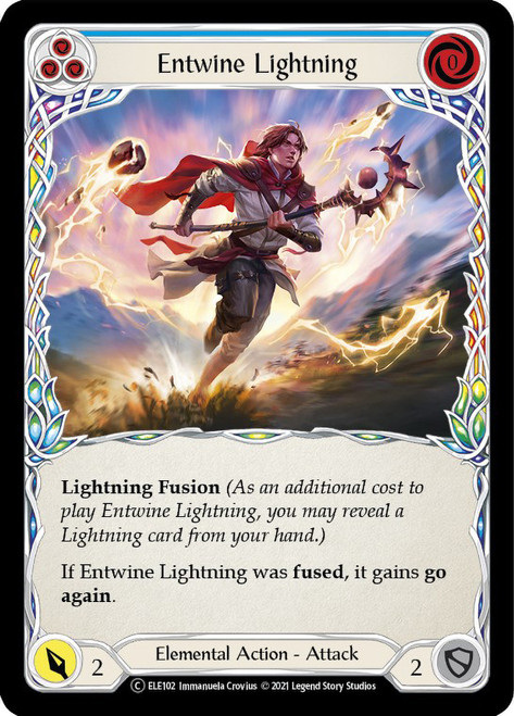 Entwine Lightning (Blue) Non-foil English
