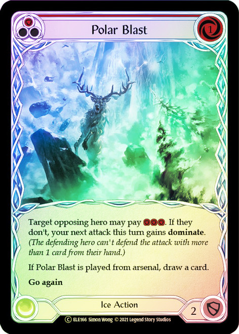 Polar Blast (Red) Rainbow Foil English