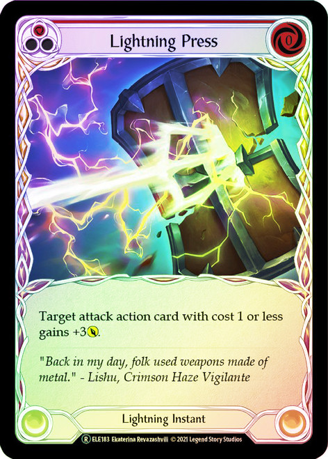 Lightning Press (Red) (Calling) | Promotional Cards | Star City Games