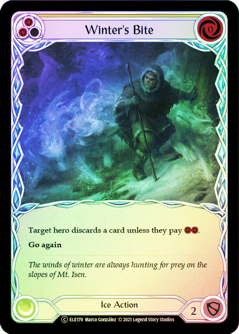 Winter's Bite (Yellow) Rainbow Foil English