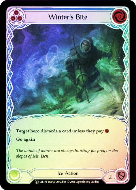 Winter's Bite (Blue) Rainbow Foil English