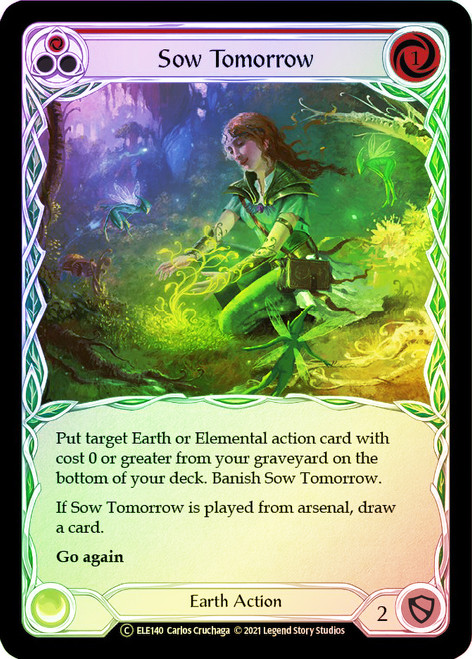 Sow Tomorrow (Red) Rainbow Foil English