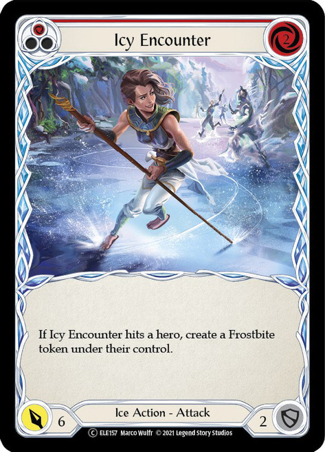 Icy Encounter (Red) Non-foil English