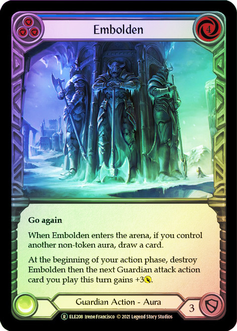 Embolden (Blue) Rainbow Foil English