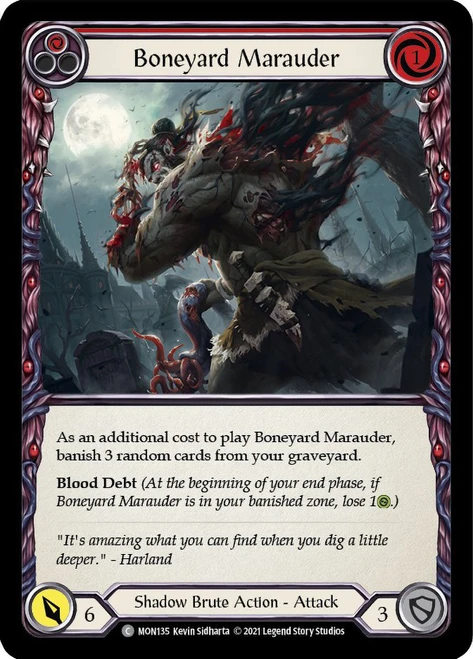 Boneyard Marauder (Red) Non-foil English