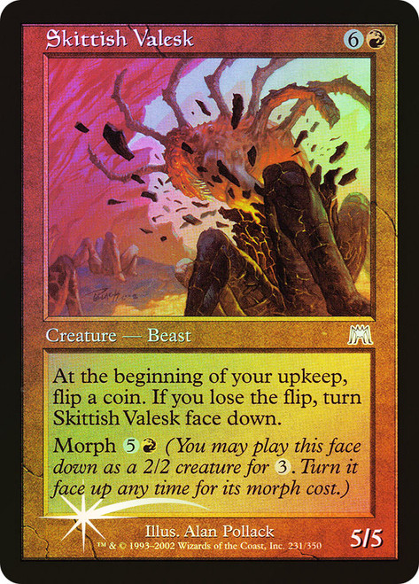 Skittish Valesk\nOnslaught\nSingle\nMagic The Gathering