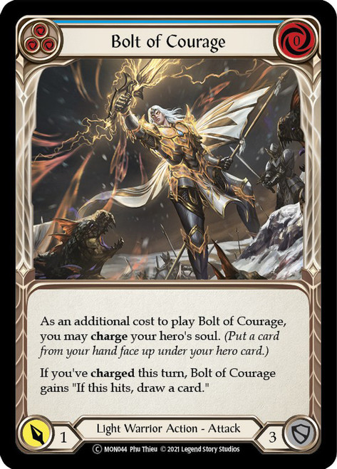 Bolt of Courage (Blue) Non-foil English