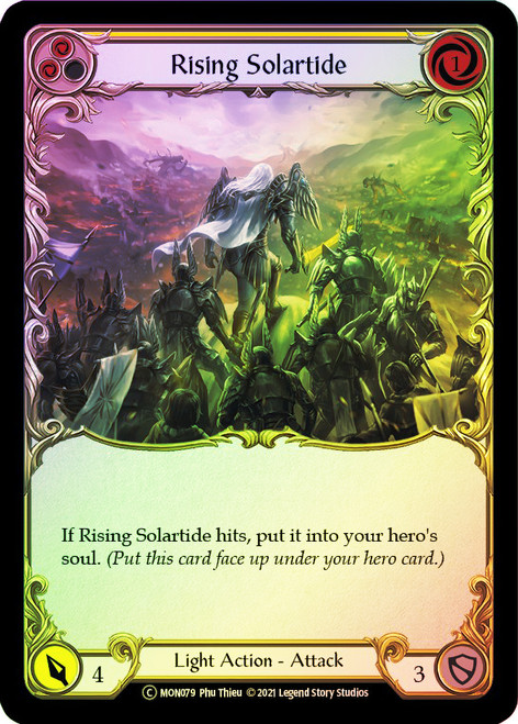 Rising Solartide (Yellow) Rainbow Foil English