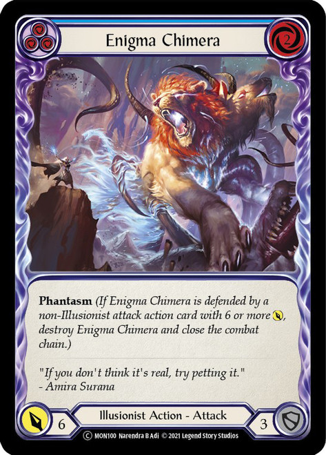 flesh and blood Eniguma Chimera 青 fab Enigma Chimera (Red) | Monarch (Unlimited) | Star City Games
