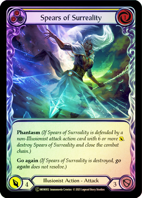 Spears of Surreality (Yellow) Rainbow Foil English