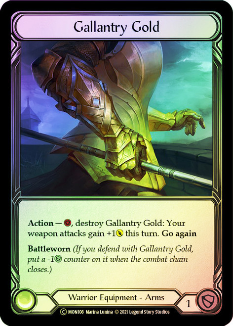 マジック:ザ・ギャザリング Gallantry Gold cold foil cf Gallantry Gold | Monarch (Unlimited) | Star City Games