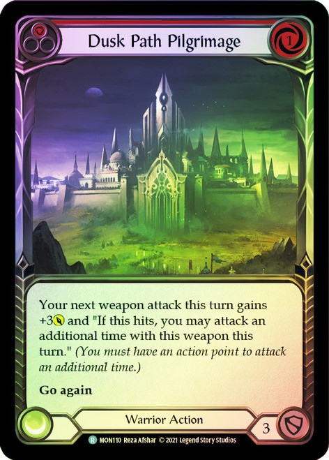 Dusk Path Pilgrimage (Red) Rainbow Foil English