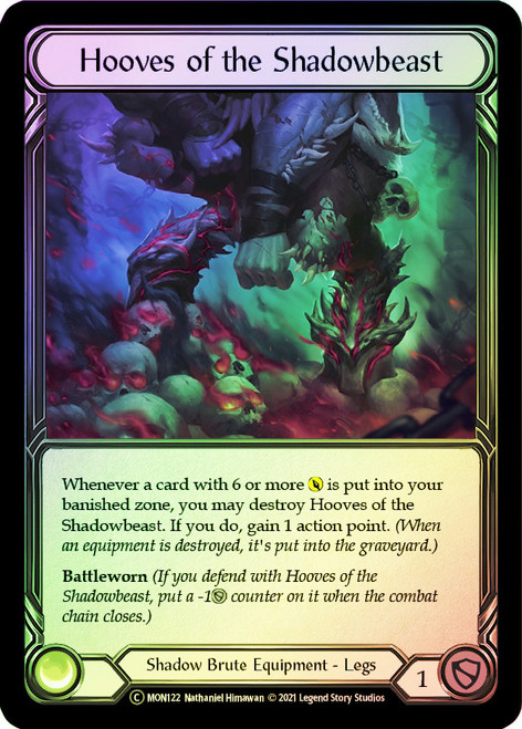 Hooves of the Shadowbeast Rainbow Foil English