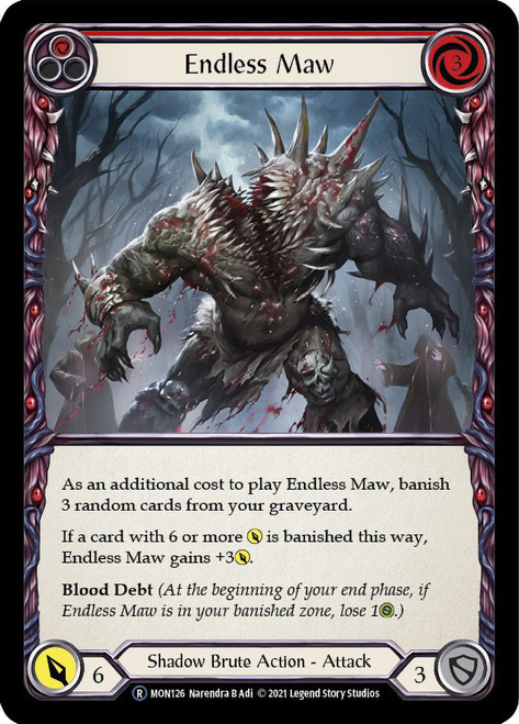 Endless Maw (Red) Non-foil English