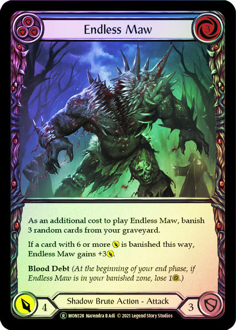 Endless Maw (Blue) Rainbow Foil English