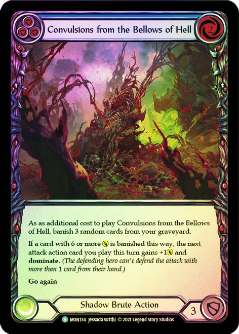 Convulsions from the Bellows of Hell (Blue) Rainbow Foil English