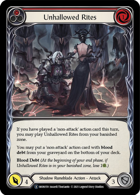 Unhallowed Rites (Red) Non-foil English