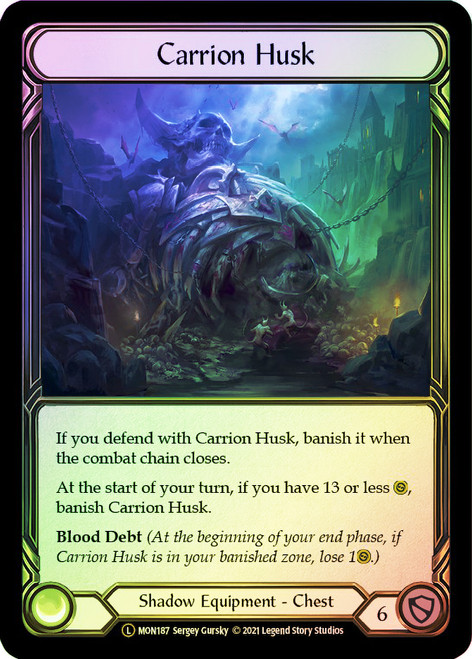 Carrion Husk Rainbow Foil English