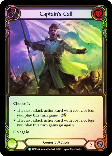 Captain's Call (Red) Rainbow Foil English