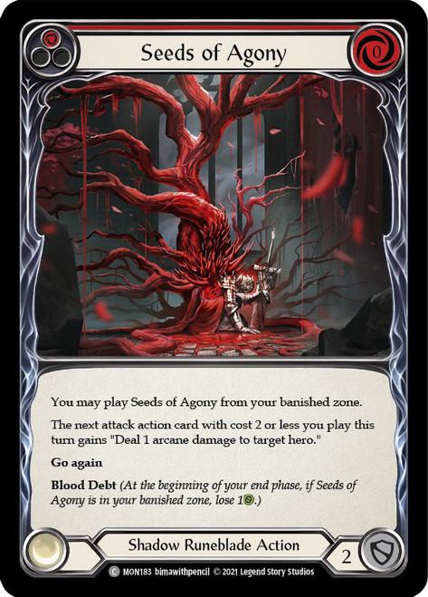 Seeds of Agony (Red) Non-foil English