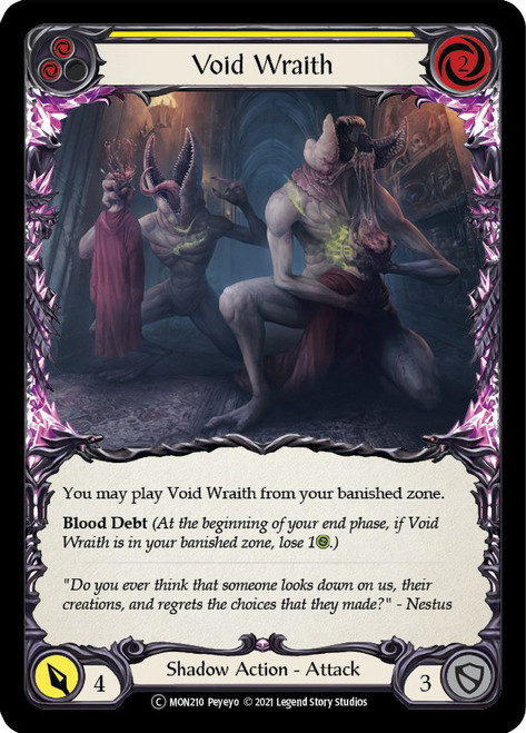 Void Wraith (Yellow) Non-foil English