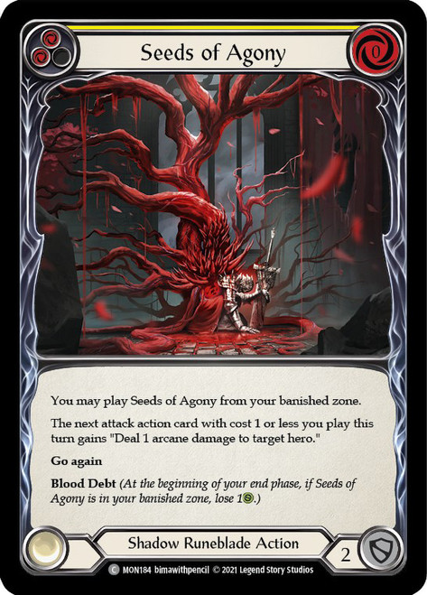 Seeds of Agony (Yellow) Non-foil English