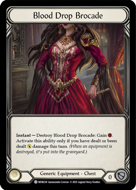 Blood Drop Brocade Non-foil English