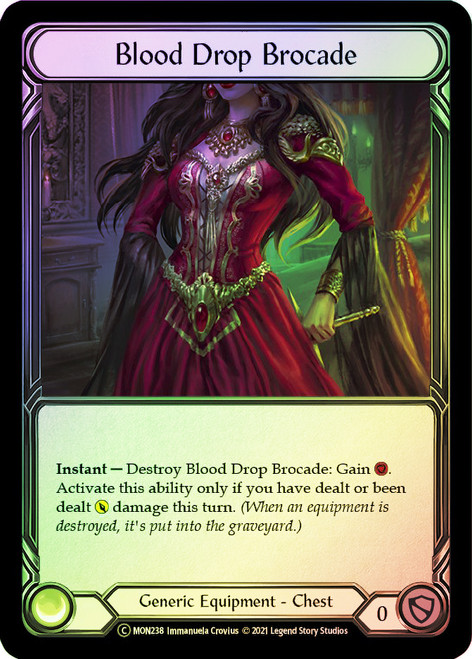 Blood Drop Brocade | Monarch (1st Edition) (Cold Foil) | Star City 