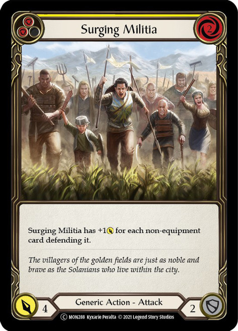 Surging Militia (Yellow) Non-foil English