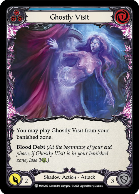Ghostly Visit (Blue) Non-foil English