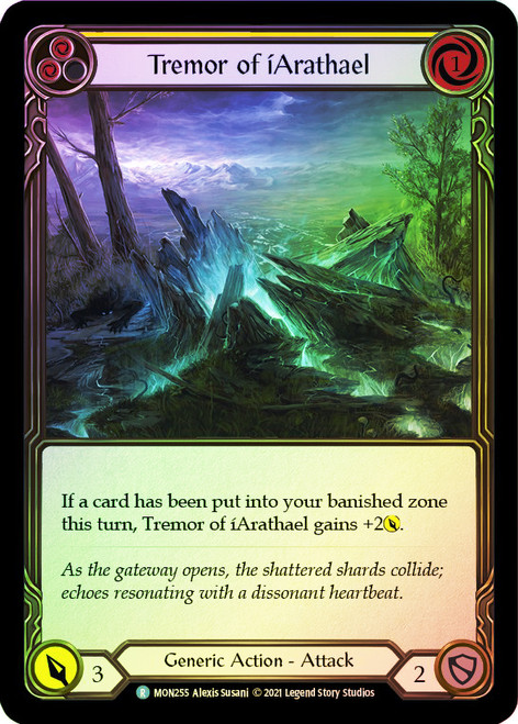 Tremor of iArathael (Yellow) Rainbow Foil English