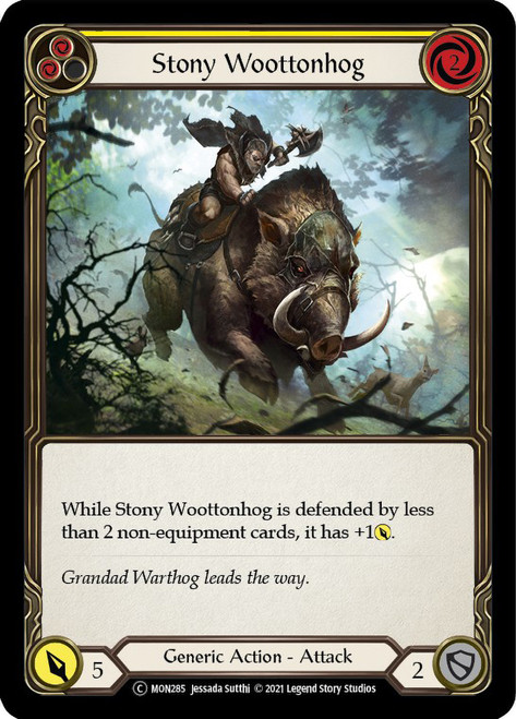 Stony Woottonhog (Yellow) Non-foil English