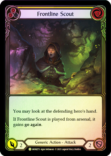 Frontline Scout (Yellow) Rainbow Foil English