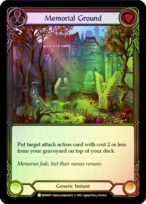 Memorial Ground (Red) Rainbow Foil English