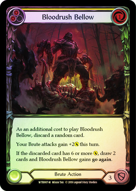 Bloodrush Bellow Rainbow Foil English