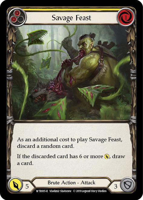 Savage Feast (Yellow) Non-foil English