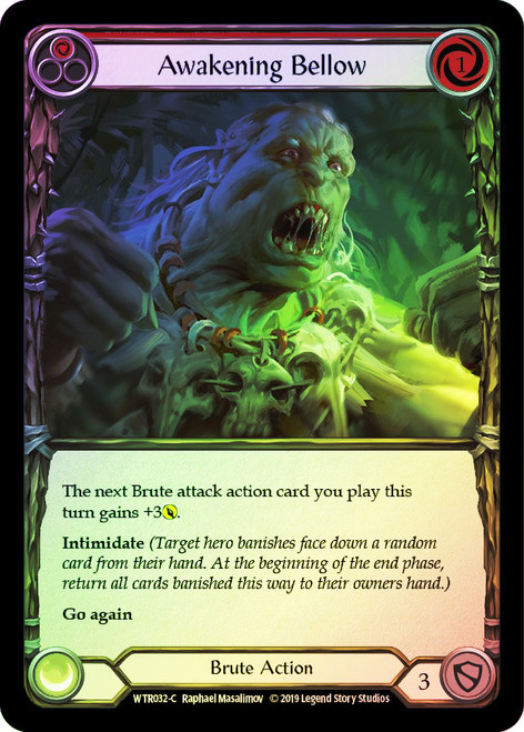 Awakening Bellow (Red) Rainbow Foil English