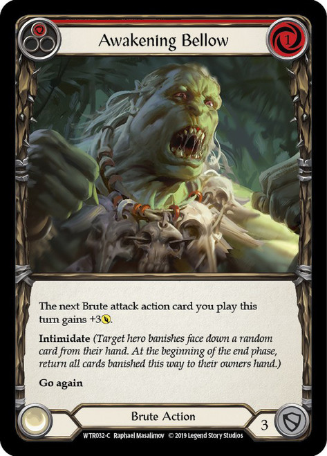 Awakening Bellow (Red) Non-foil English